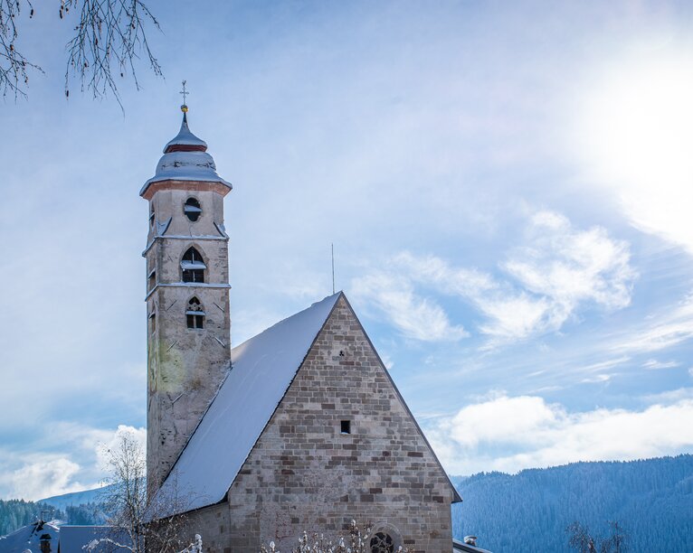 Inverno Nova Ponente | © Alexandra Näckler Chiesa parrocchiale di Nova Ponente inverno | © Alexandra Näckler