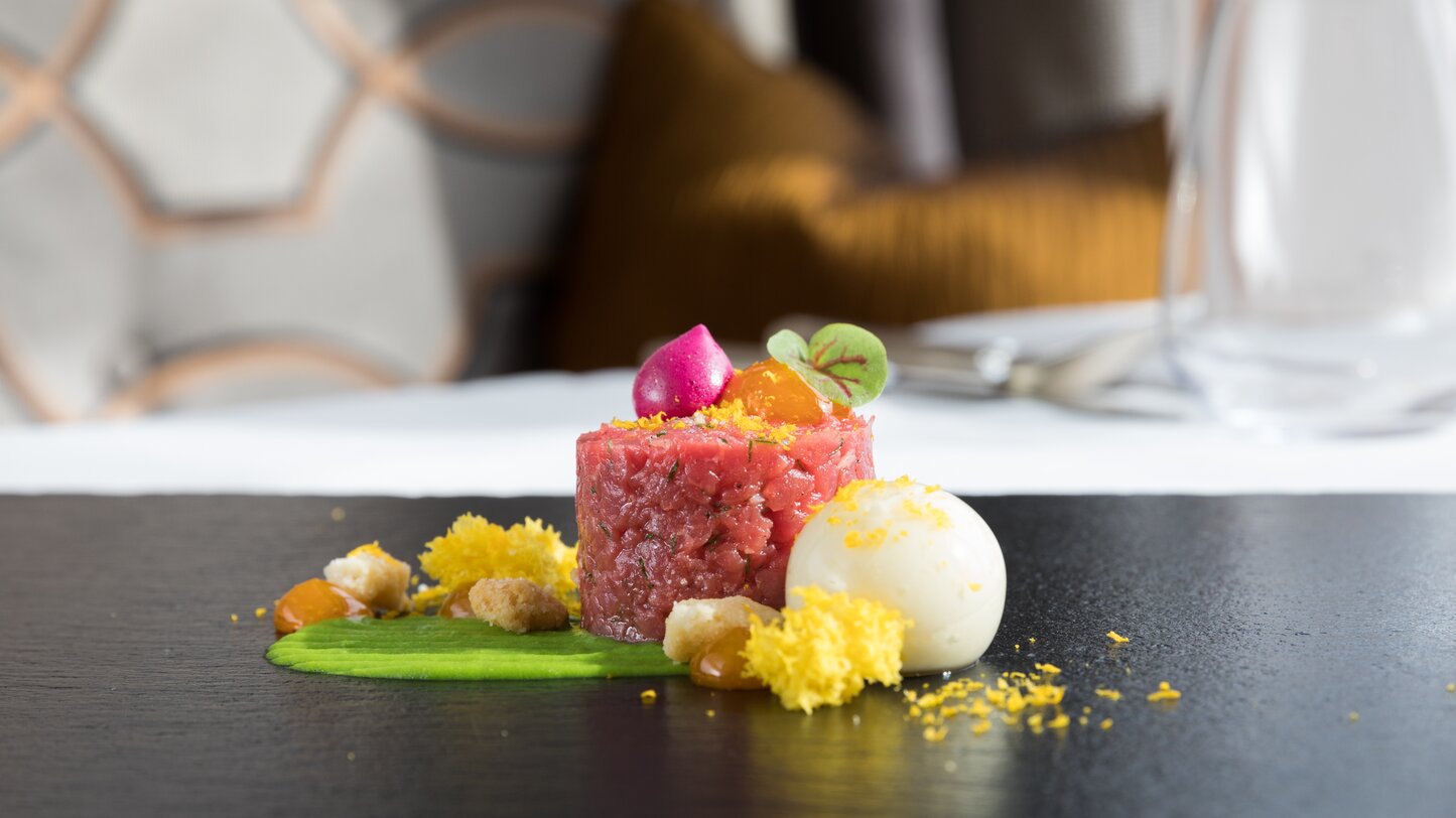 Tartare di manzo Hotel Sonnalp | © Günther Pichler