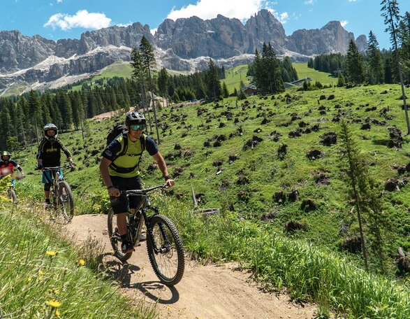 Carezza Pumpline | © Carezza Dolomites/Ivan Goller Kinder Abfahrt auf Carezza Pumpline | © Carezza Dolomites/Ivan Goller
