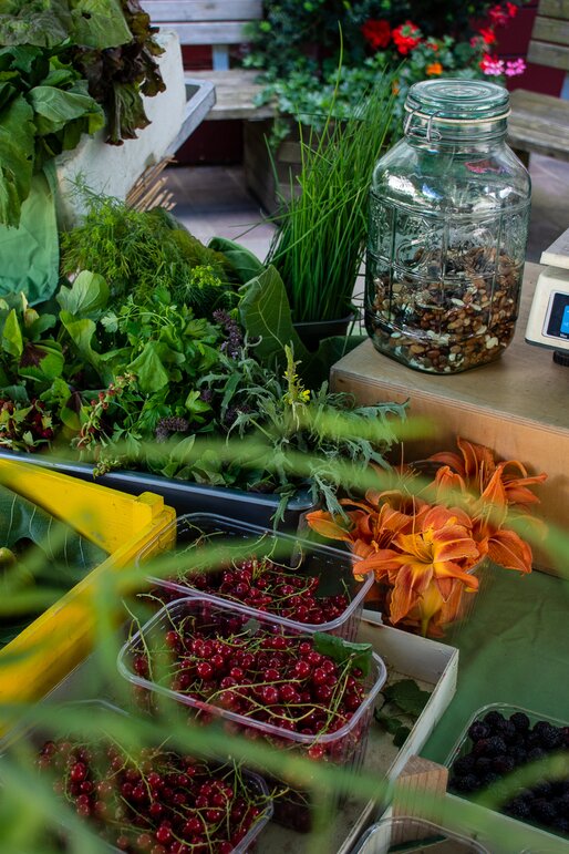 Bauernmarkt Welschnofen | © Alexandra Näckler Regionale Produkte Eggental | © Alexandra Näckler